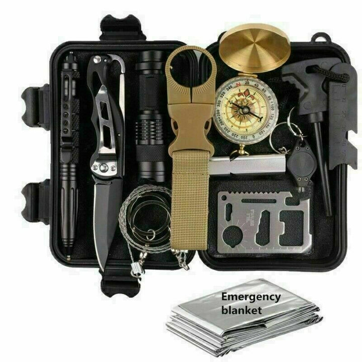 Get Prepared with the Ultimate 14-In-1 Outdoor Emergency Survival Kit