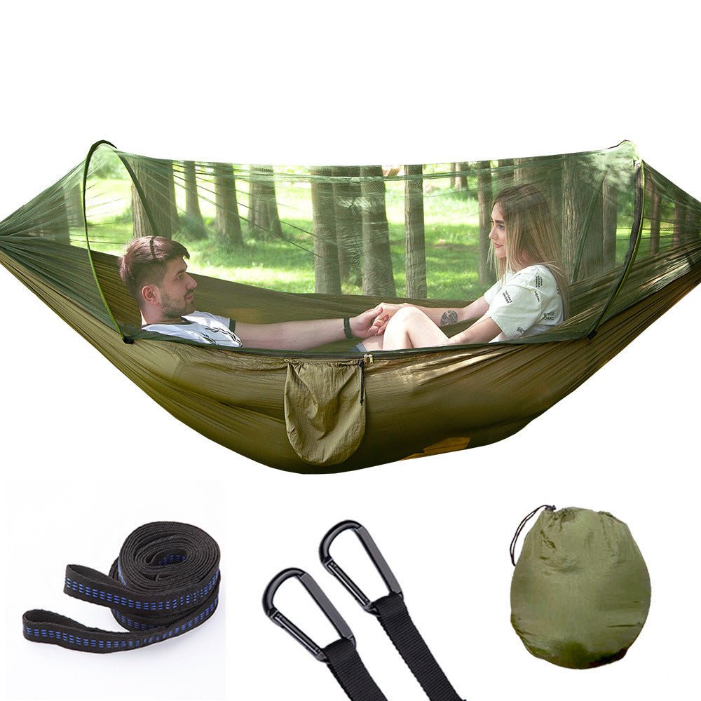 Experience Ultimate Comfort Outdoors with Our Fully Automatic Quick Opening Hammock