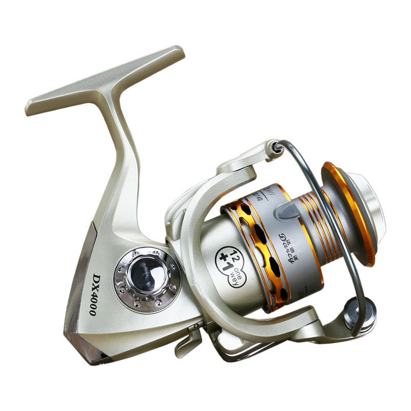 Metal Head Fishing Reel Metal Handle