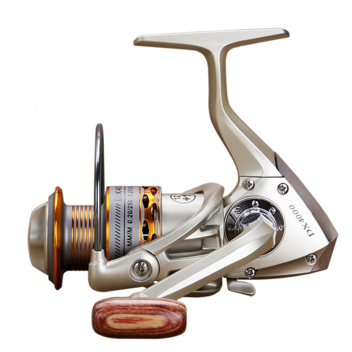 Metal Head Fishing Reel Metal Handle