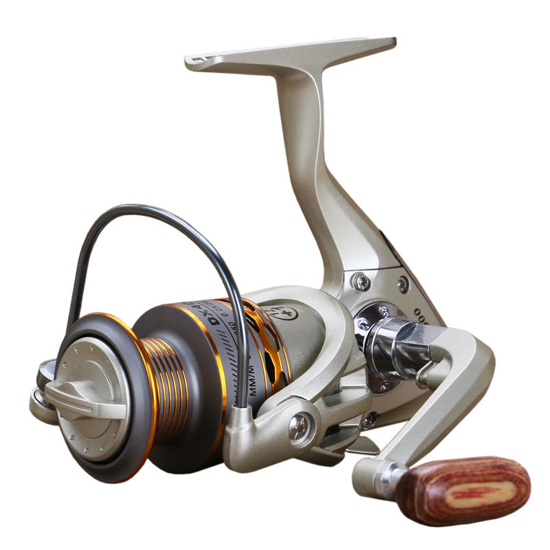Metal Head Fishing Reel Metal Handle