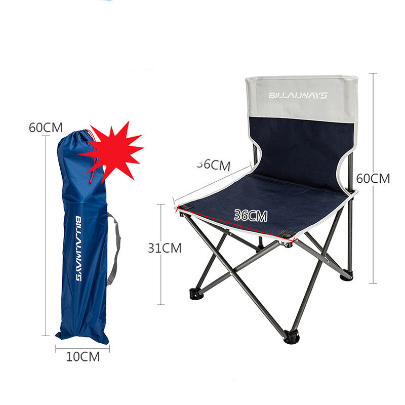 Outdoor Folding Chair Equipment Backrest