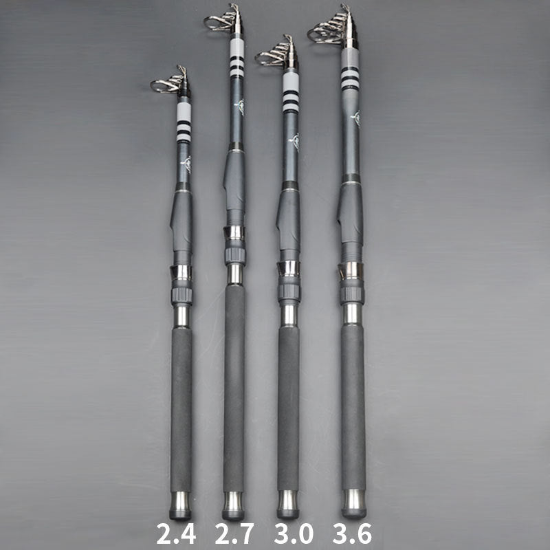Retractable Long-range Fishing Rod