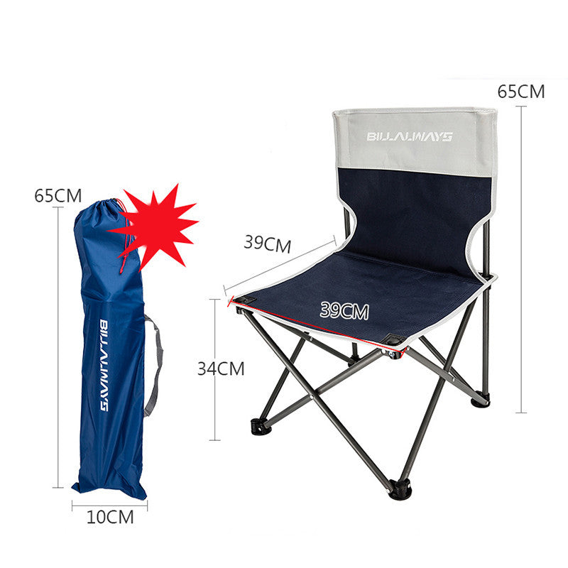 Outdoor Folding Chair Equipment Backrest