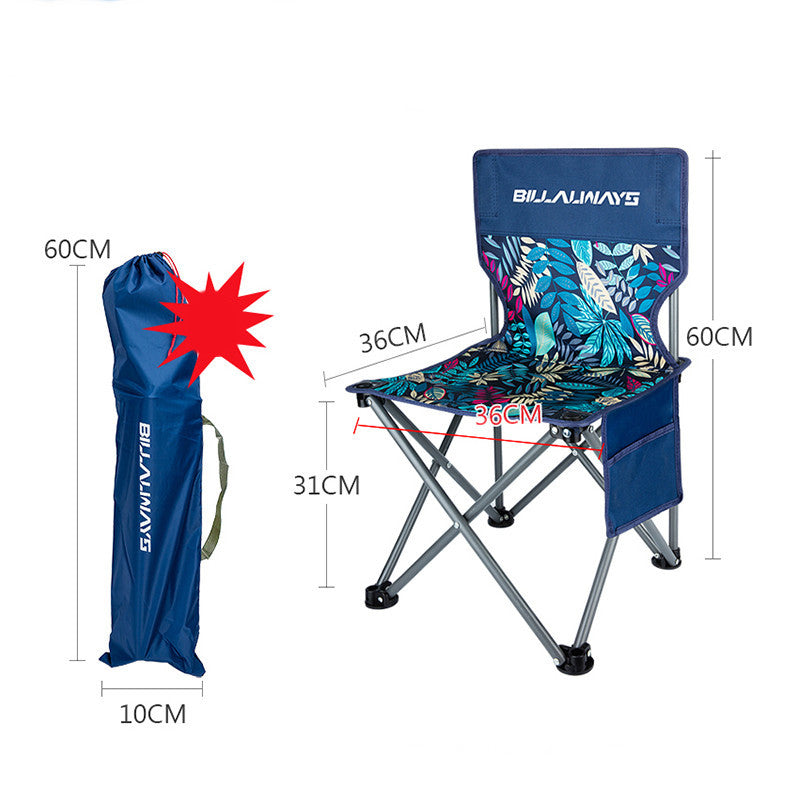 Outdoor Folding Chair Equipment Backrest