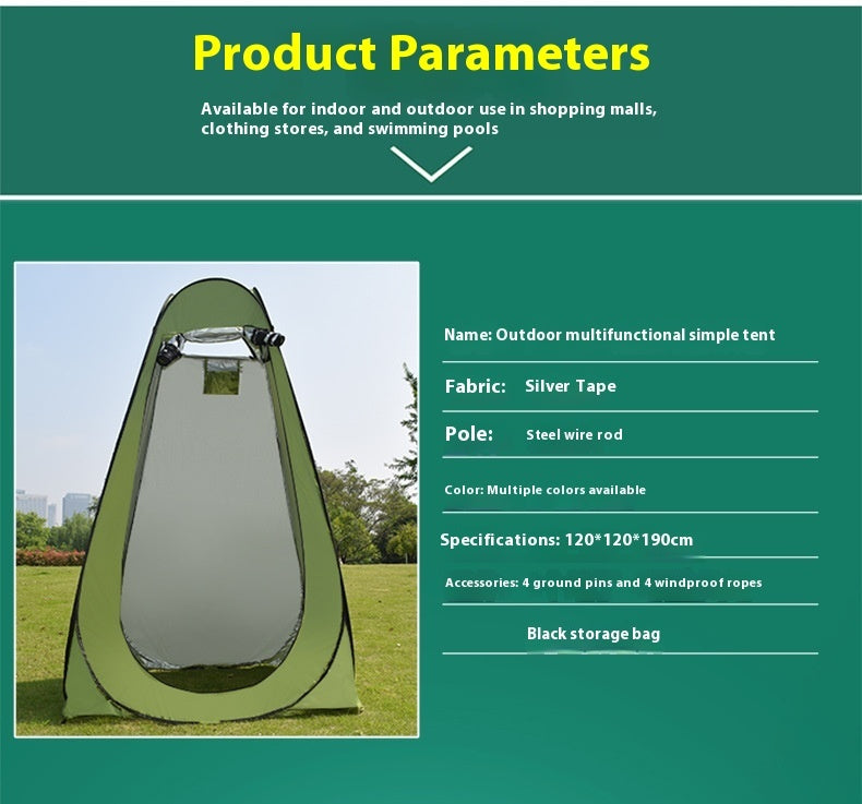 Outdoor Camping Tent Shower Bath Tent