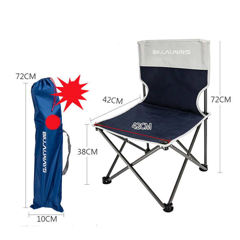 Outdoor Folding Chair Equipment Backrest
