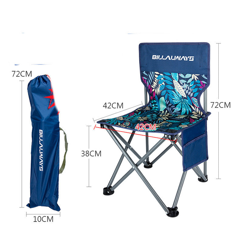 Outdoor Folding Chair Equipment Backrest